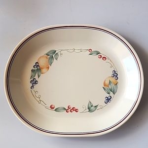 Corelle by Corning, Abundance Pattern. Serving Plate. Made in USA.